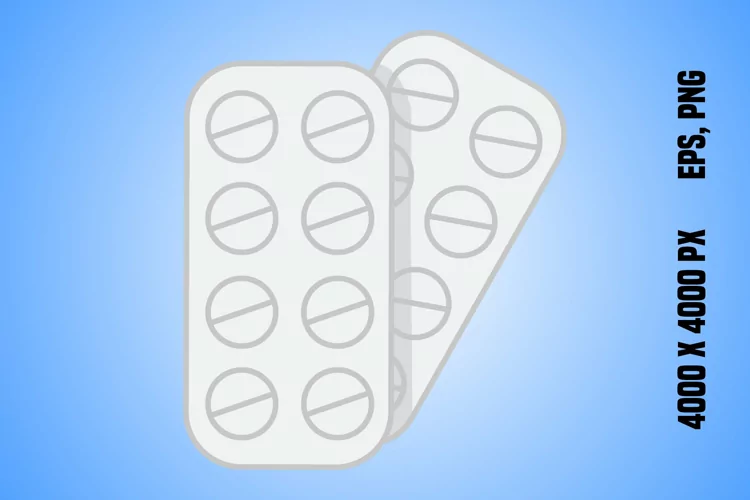 Round Tablets in Blister