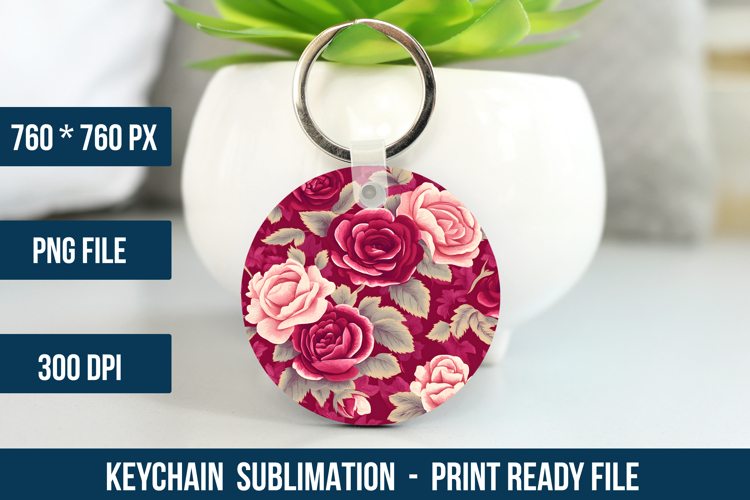 Rose Flower Keychain Design | Keychain Design