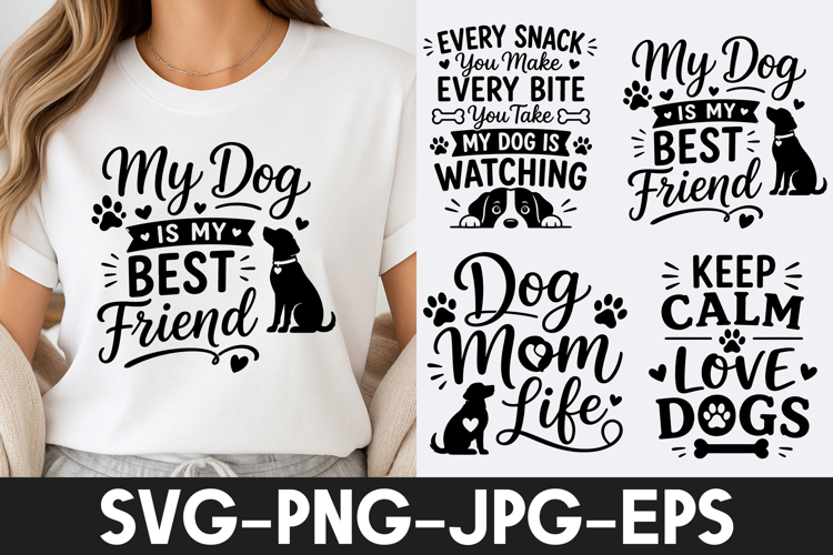 Funny Dog Lover Quotes T Shirt Design SVG PNG