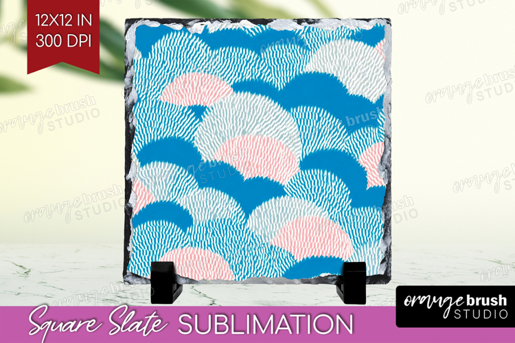 Abstract Doodle Slate PNG - Modern Texture Square Slate