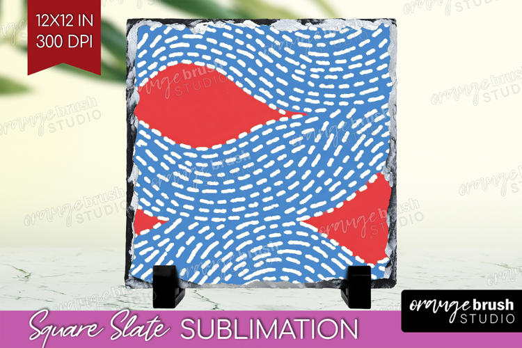 Abstract Doodle Slate PNG - Modern Texture Square Slate