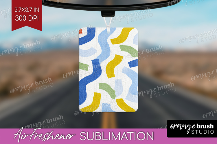 Abstract Doodle Air Freshener PNG - Modern Texture PNG
