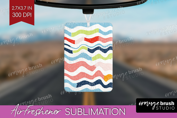 Abstract Doodle Air Freshener PNG - Modern Texture PNG