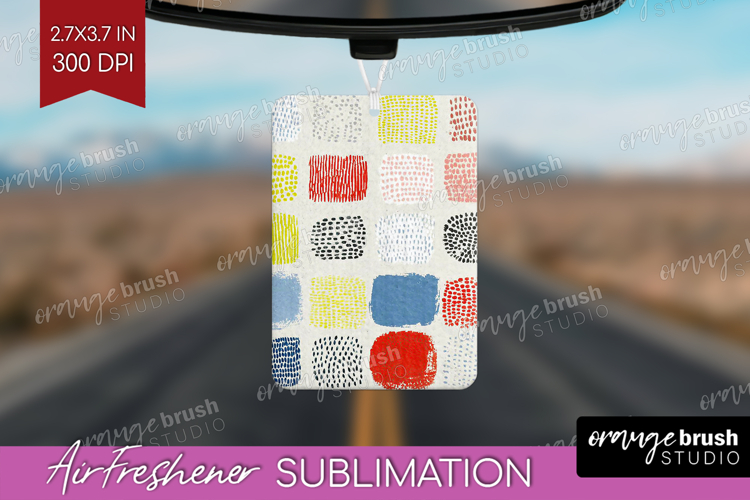 Abstract Doodle Air Freshener PNG - Modern Texture PNG