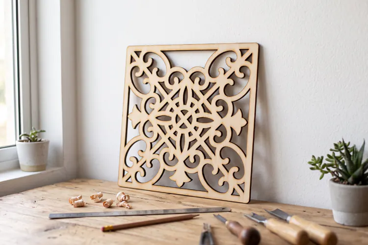 Square Decorative Panel SVG | Laser Cut File