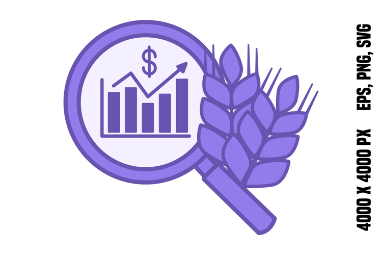 Purple Harvest Forecast Analytics Icon