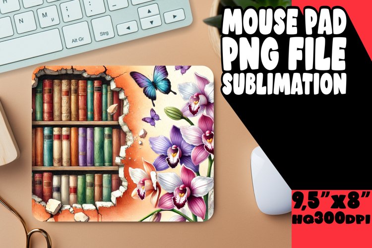 BLISSFUL MOUSE PAD INSPIRATIONAL DESIGN, Books example image 1