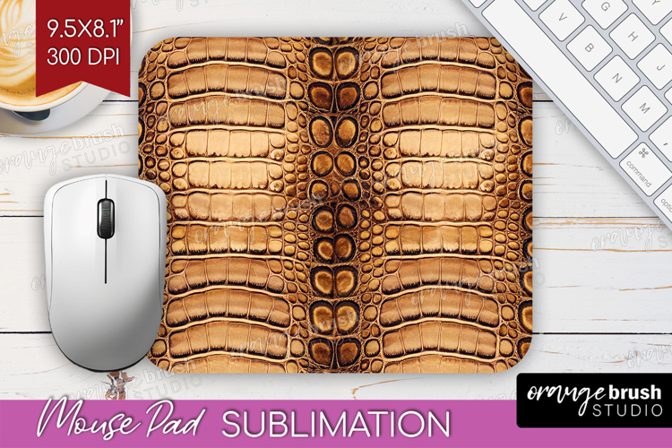 Animal Print Mouse Pad Sublimation - Animal Skin Mousepad