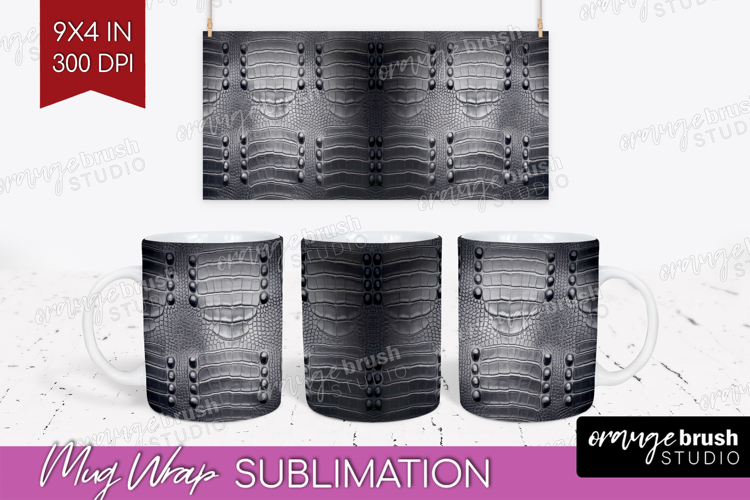 Animal Print Mug Wrap - Animal Skin Mug PNG Sublimation