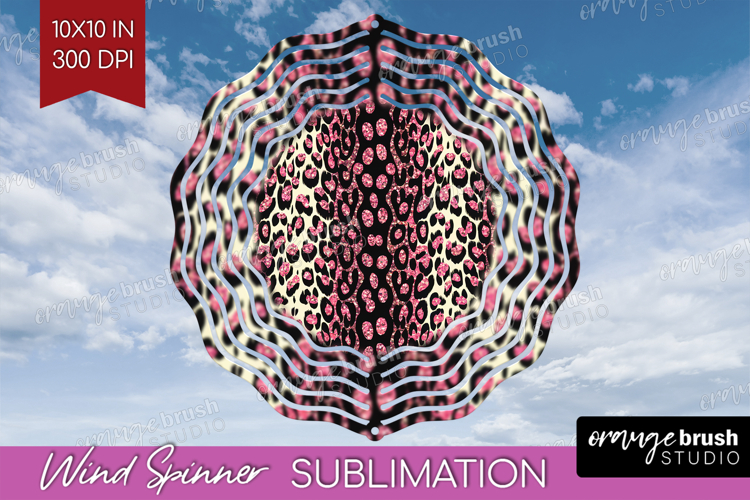 Animal Print Wind Spinner Sublimation PNG - Animal Skin