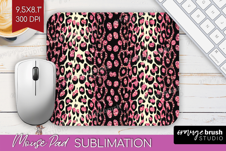 Animal Print Mouse Pad Sublimation - Animal Skin Mousepad