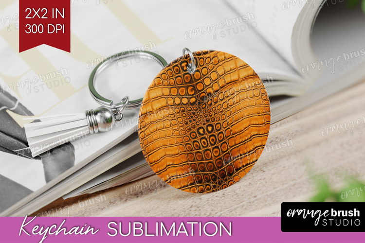 Animal Print Keychain PNG - Animal Skin Keychain Sublimation