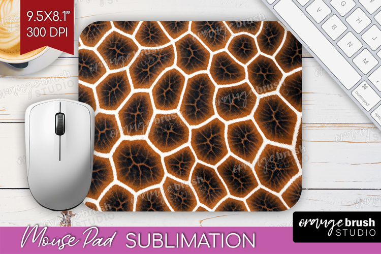 Animal Print Mouse Pad Sublimation - Animal Skin Mousepad