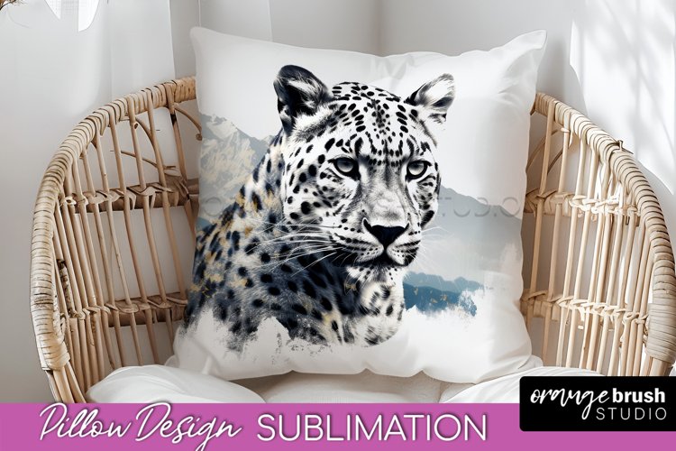Wild Animals Pillow Cover - Mountain Pillow Sublimation example image 1