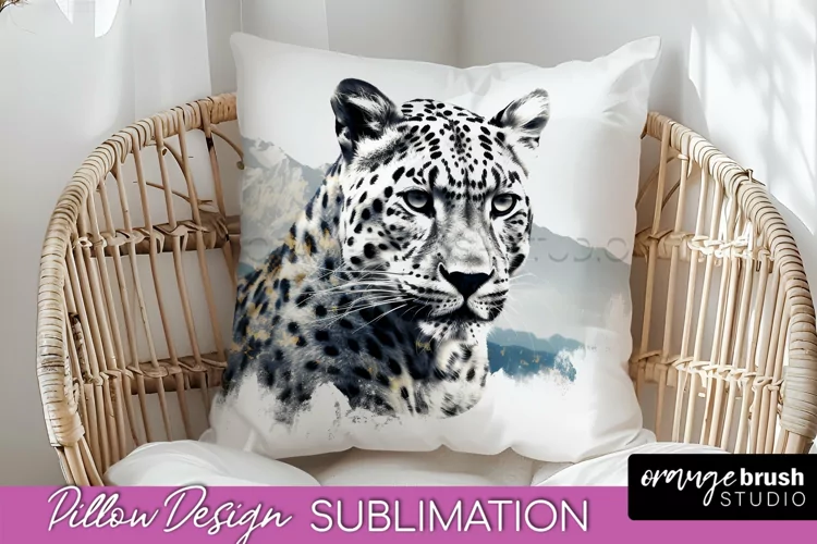 Wild Animals Pillow Cover - Mountain Pillow Sublimation
