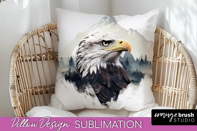 Wild Animals Pillow Cover - Mountain Pillow Sublimation