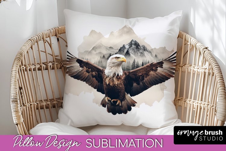 Wild Animals Pillow Cover - Mountain Pillow Sublimation example image 1