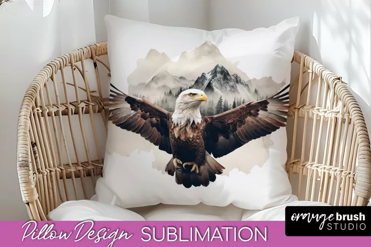Wild Animals Pillow Cover - Mountain Pillow Sublimation