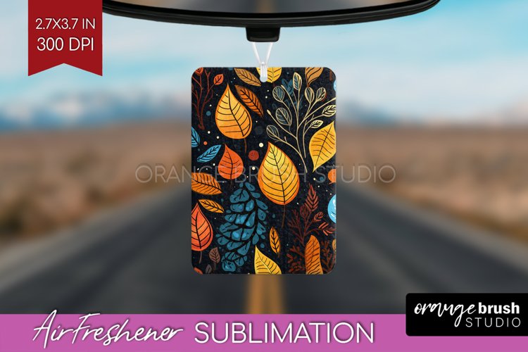 Autumn Forest Air Freshener PNG - Fall PNG Sublimation