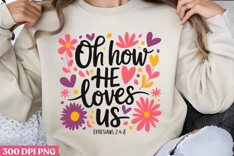 Oh how He loves us PNG, God Is Love Clipart PNG