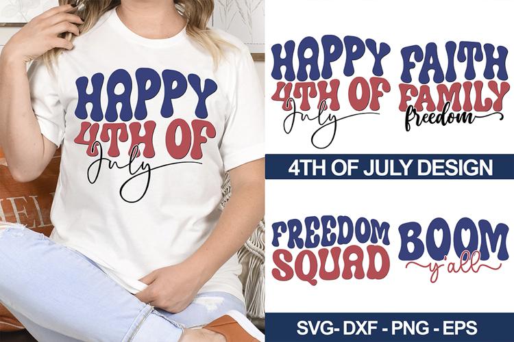 4th Of July T-shirt Design - 4th Of July Design