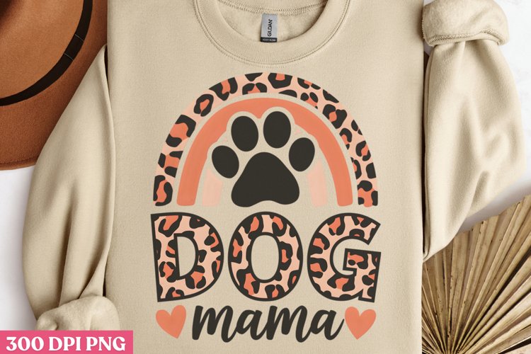 DOG mama PNG, Dog Mom Sublimation PNG