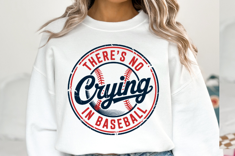 There's No Crying In Baseball SVGs Image 4