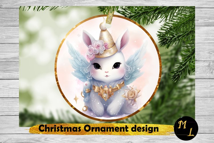 Christmas Ornament,Watercolour Unicorn Christmas Ornament example image 1