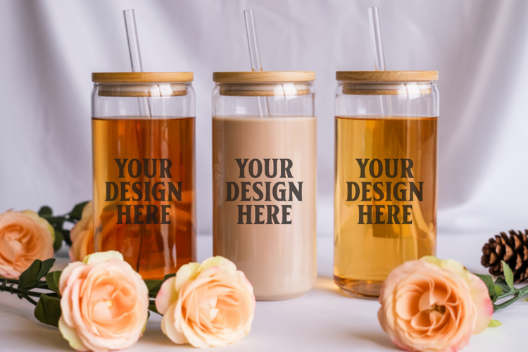 16oz Libbey Can Glass Mockup , libbey glass mockup, beer can