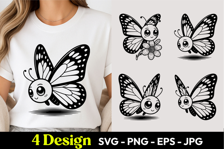 Butterfly Outline Clipart Image 16