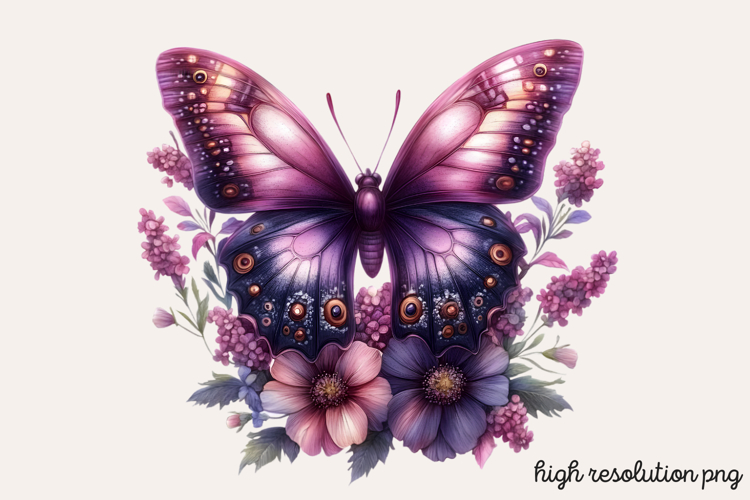 Watercolor Flowers Svg Image 20