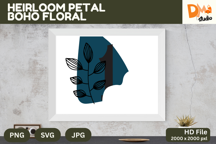 Boho Floral Svg Image 17