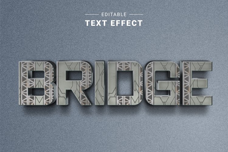 Editable Text Effect for Illustrator. Vector Graphic styles example image 1