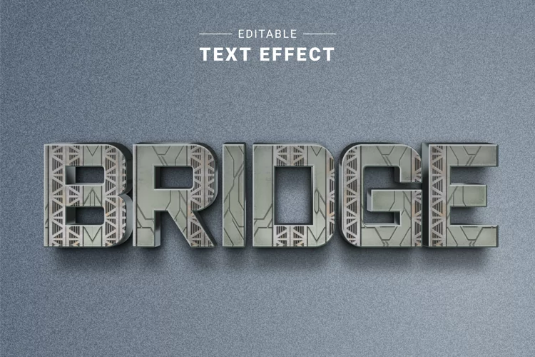Editable Text Effect for Illustrator. Vector Graphic styles