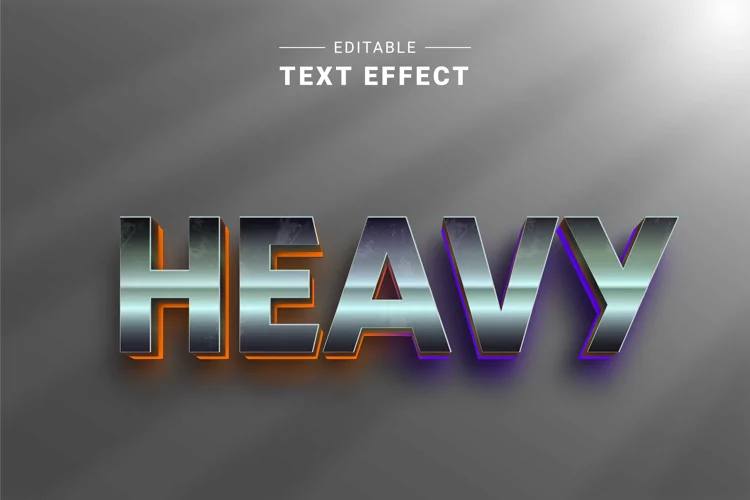 Editable Text Effect for Illustrator. Vector Graphic styles