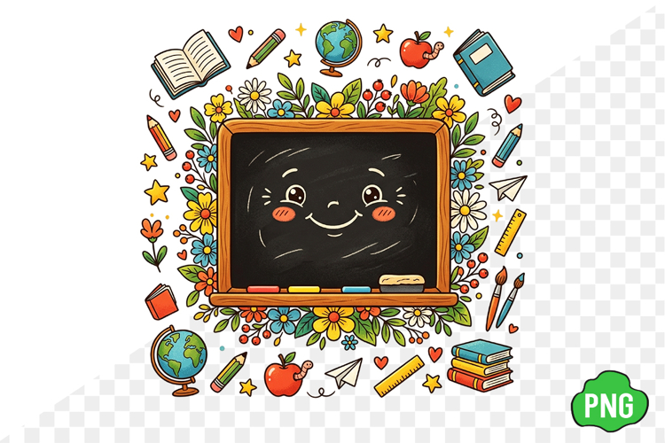 Watercolor Back To School Clipart