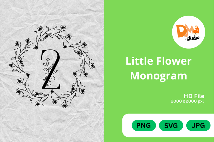 Little Flower Monogram