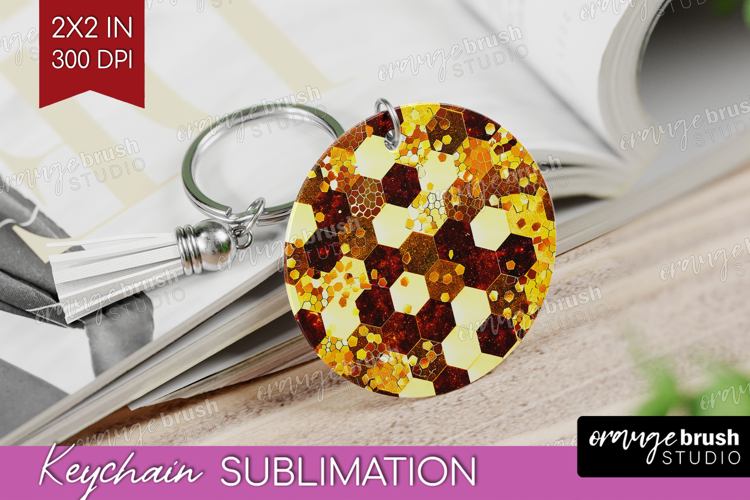 Bee Keychain PNG - Honey Bee Keychain Sublimation