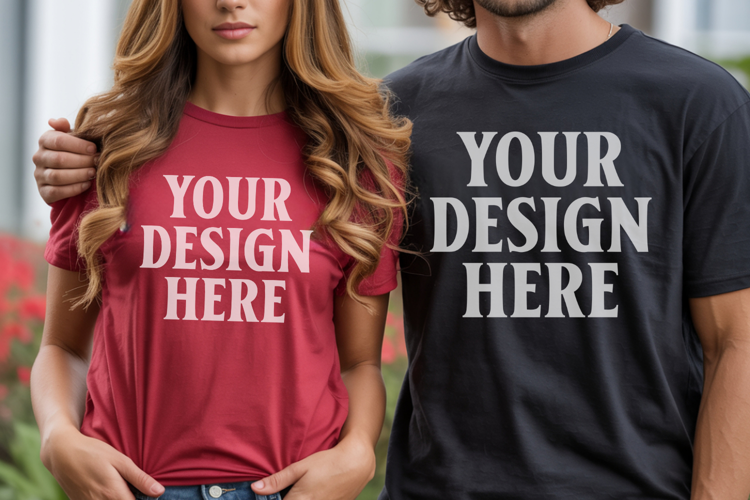 Bella Canvas 3001 Christmas Couple Mockup ,3001 Couple Mock