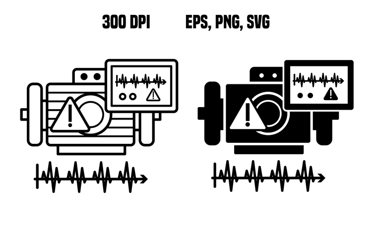 Vibration Sensor Icons
