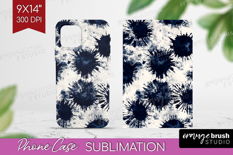 Black and White Phone Case PNG - Abstract Texture Case PNG