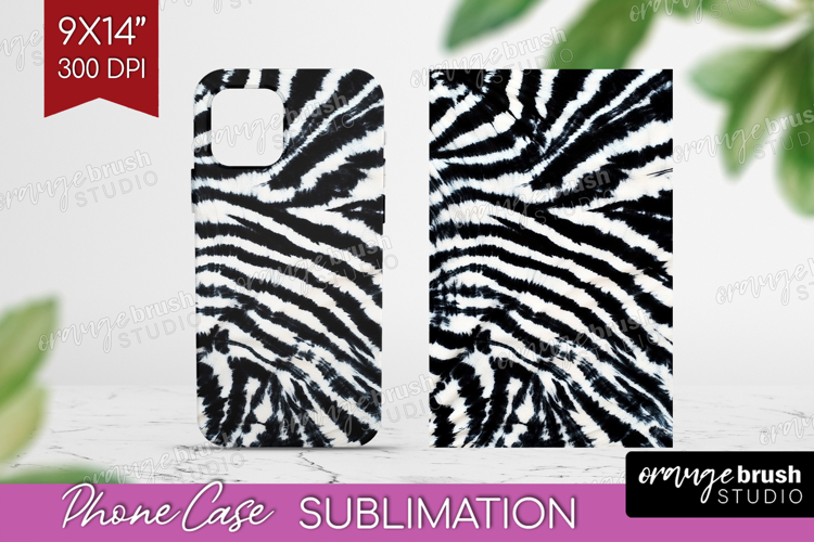 Black and White Phone Case PNG - Abstract Texture Case PNG
