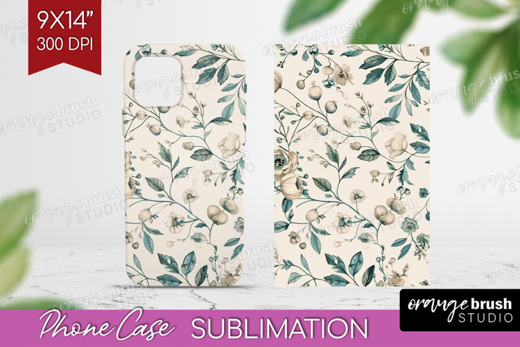 Wildflowers Phone Case PNG - Summer Floral Case PNG