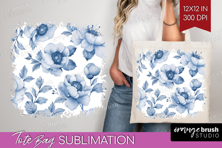 Wildflowers Tote Bag - Summer Floral Tote Bag PNG