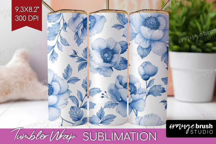 Blue Flowers Clipart Image 16