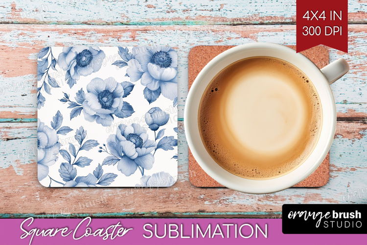 Blue Flowers Clipart Image 6