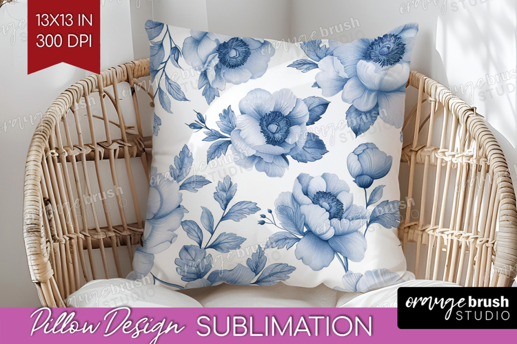 Blue Flowers Clipart Image 12