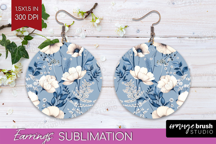 Blue Flowers Clipart Image 21
