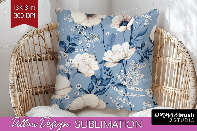 Blue Flowers Clipart Image 11