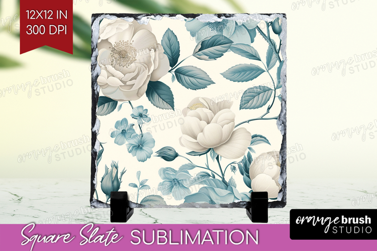 Blue Flowers Clipart Image 2
